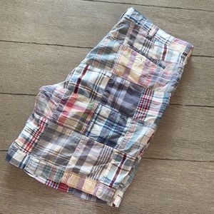 Almost New Men’s Plaid Polo Shorts, 36